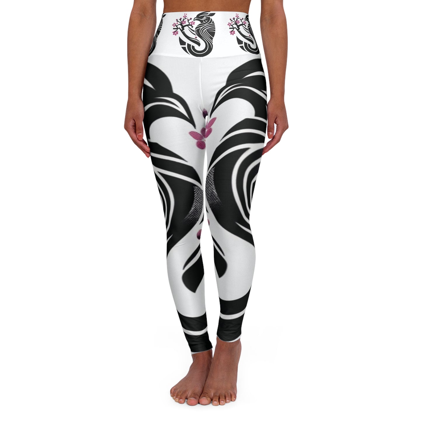 High Waisted Yoga Leggings (AOP)