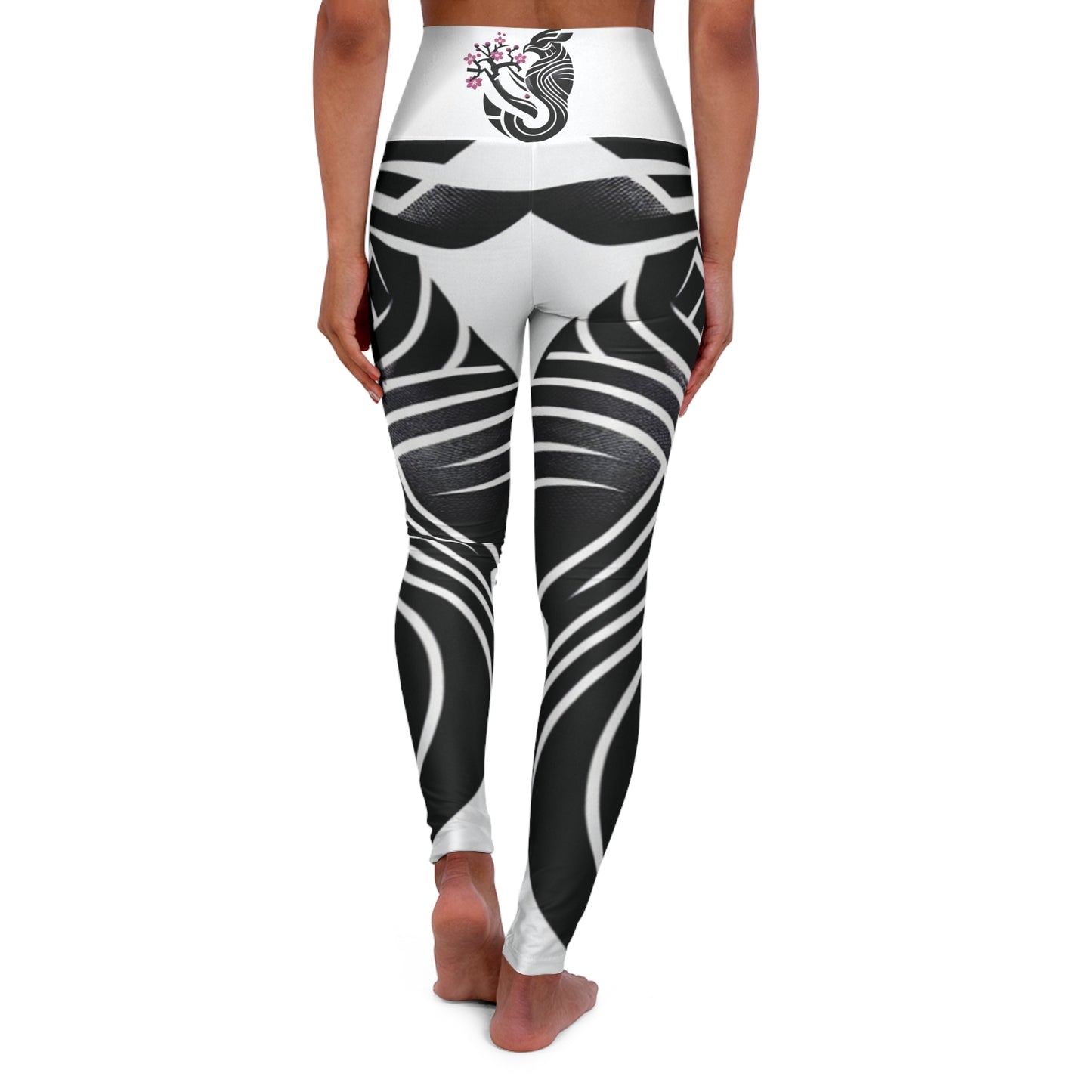 High Waisted Yoga Leggings (AOP)