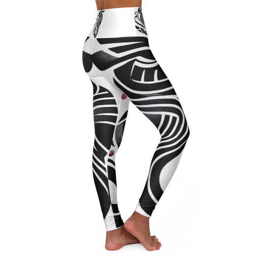 High Waisted Yoga Leggings (AOP)